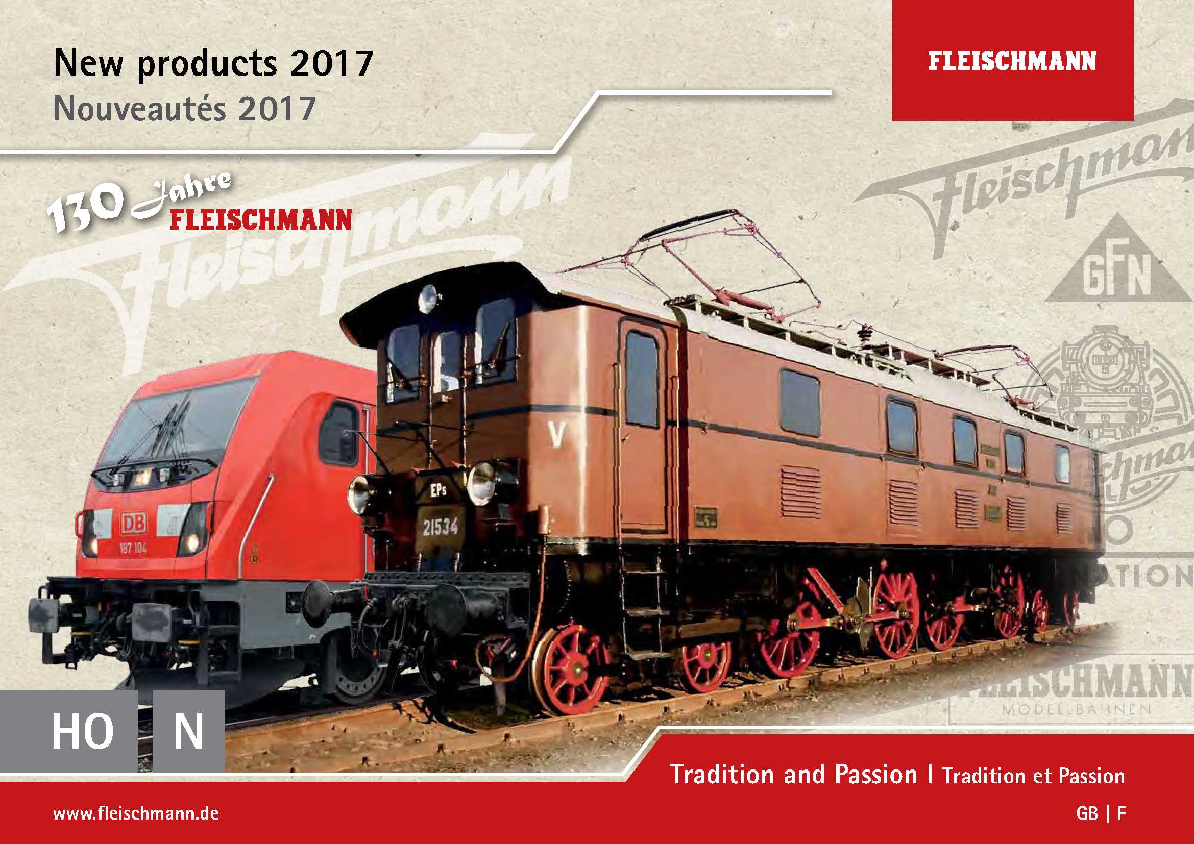 Fleischmann News 2017 for HO scale