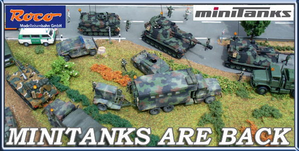 Roco Minitanks for HO