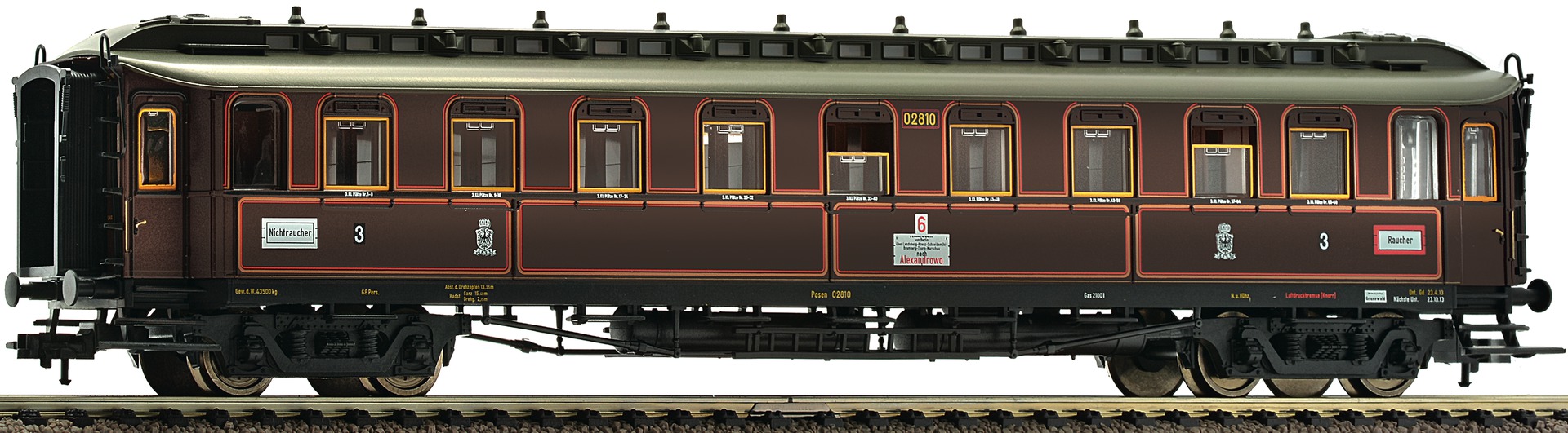Fleischmann Express train Passenger car 3rd class type C4u Pr08