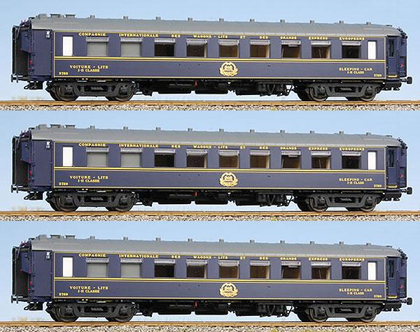 LS Models Set of 3 Sleeping cars type WL F of CIWL in 1937 livery -  EuroTrainHobby
