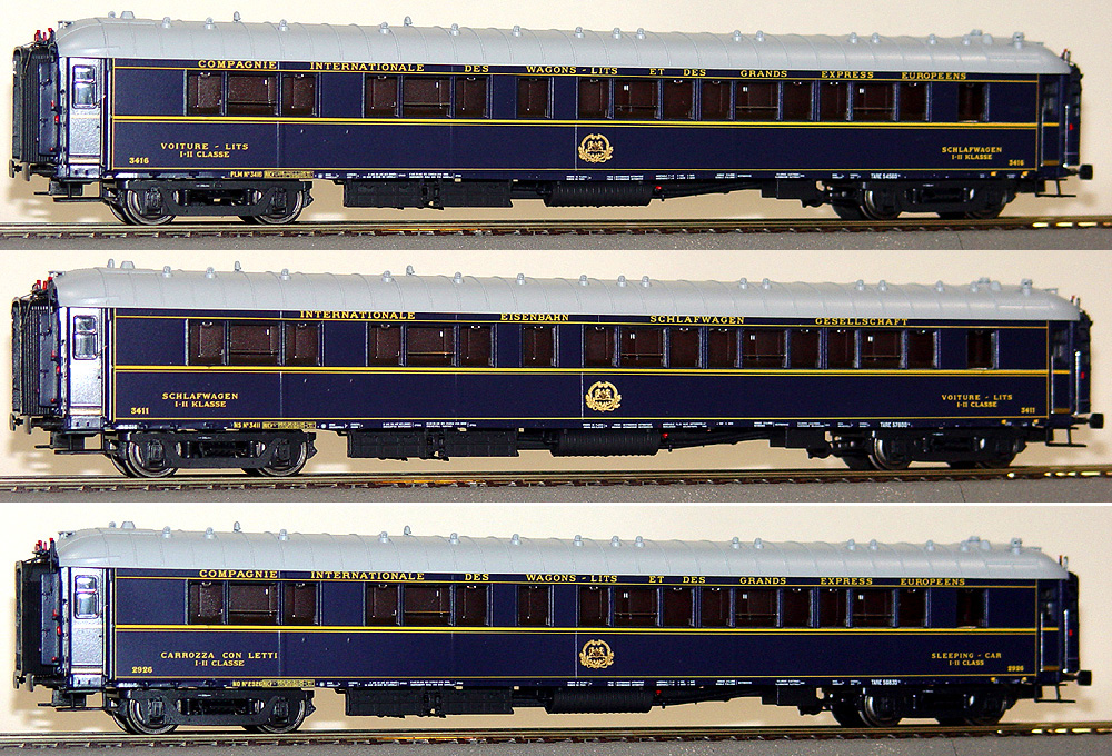 Ls Models Set Of 3 Passenger Sleeping Cars Type S Of Ciwl In 1935