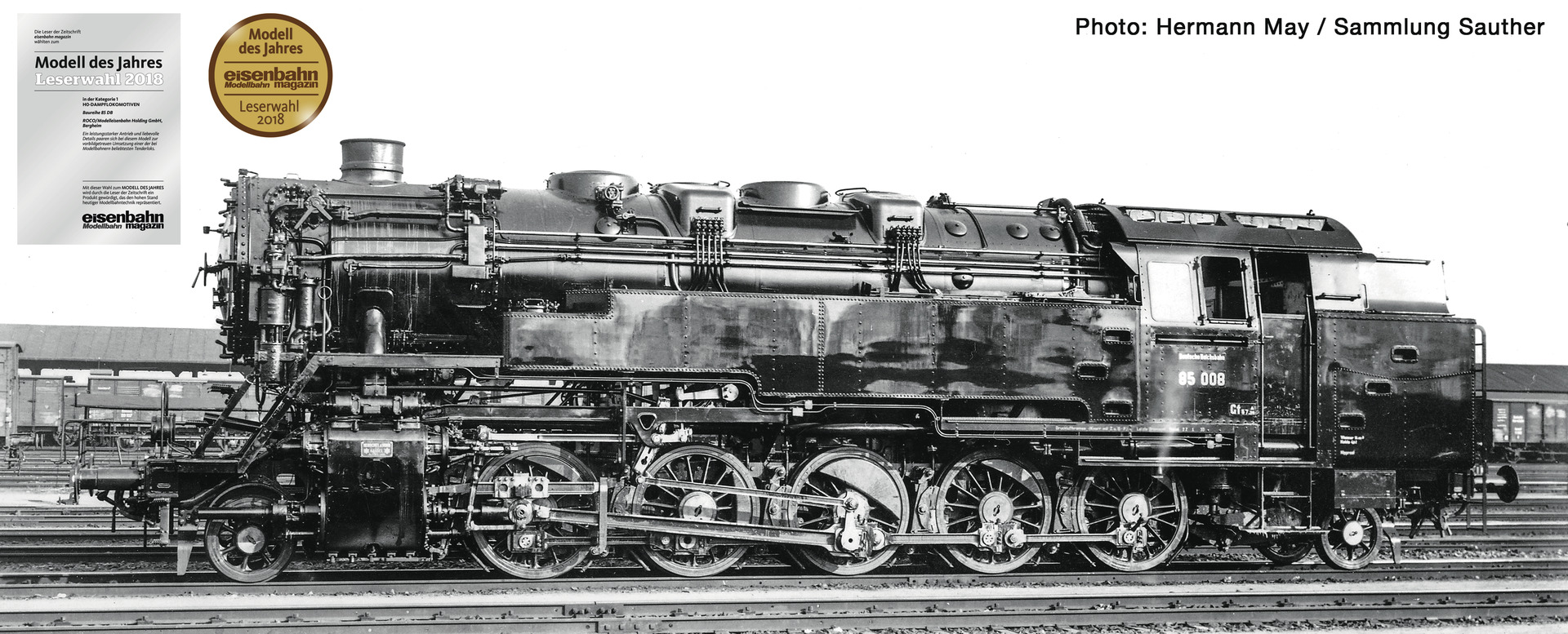 Roco Steam locomotive 85 008 Digital with Sound - EuroTrainHobby