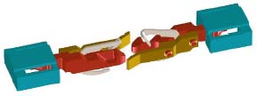 TT-coupler for E 44, BR 243, BR 119, BR 01 tender (2 pc)